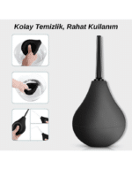 Anal Temizleme Lavman Pompası Medikal Silikon - Görsel 4