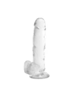 Ledli Testisli Gerçekçi Vantuzlu Dildo 14 cm - Görsel 5