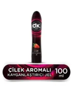 Okey Çilek Kayganlaştırıcı Jel 100 ml | Su Bazlı & Aromalı Jel