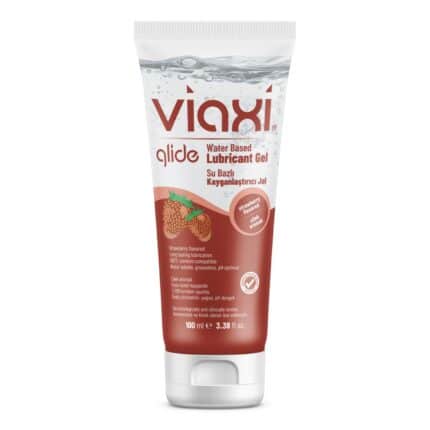 Çilekli Kayganlaştırıcı Jel 100 ml. Viaxi Glide